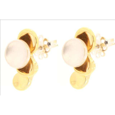 EARRINGS IN YELLOW AND WHITE GOLD 8.5GR