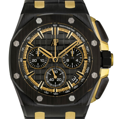 ROYAL OAK OFFSHORE 26420CE.OO.A127CR.01 CERAMIC YELLOW GOLD 18KT FULL SET 43MM NEW 2023