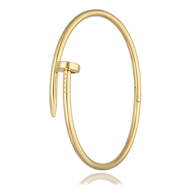 BRACELET JUSTE ON CLOU YELLOW GOLD 18KT SIZE 20 WEIGHT 37.2GR