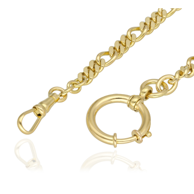 POCKET WATCH CHAIN IN YELLOW GOLD 18KT 28.3GR 