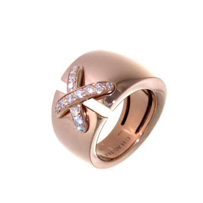 RING IN ROSE GOLD AND 0.60 ct DIAMONDS 