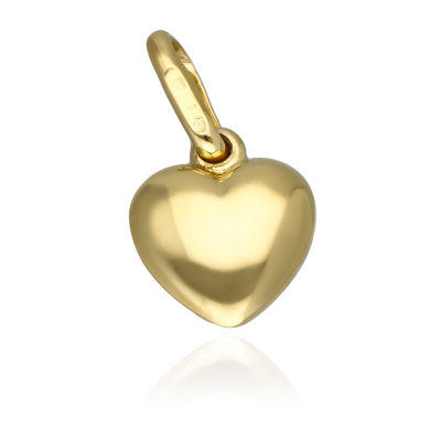 PENDANT HEART YELLOW GOLD 18KT 0.8GR