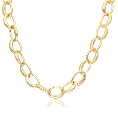 NECKLACE YELLOW GOLD 18KT 22.1GR CHAIN LINK