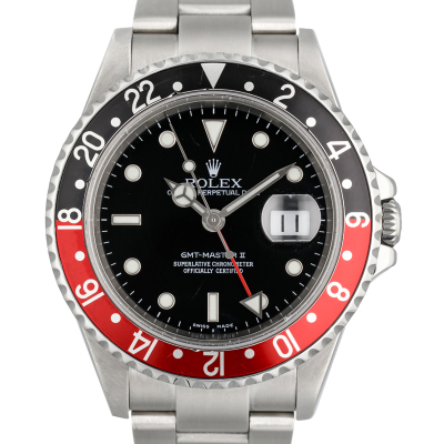 GMT MASTER II 16710 STAINLESS STEEL COCA-COLA BEZEL YEAR 2005 40MM