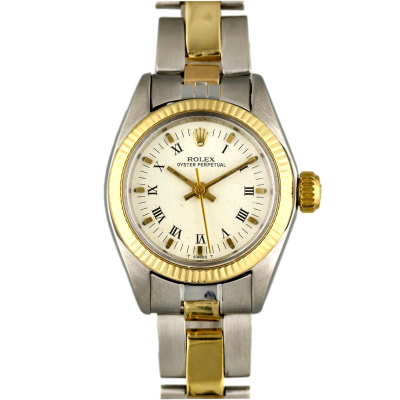 OYSTER PERPETUAL LADIES 6719 STEEL YELLOW GOLD 18KT YEAR 1972