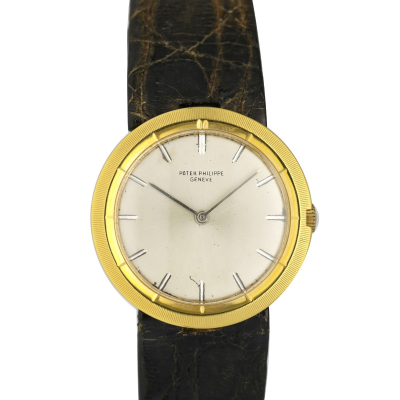 PATEK PHILIPPE 3457 YELLOW GOLD LEATHER 29MM